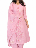 Gulnaar Pink Suit Set