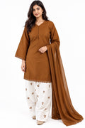 Shree Nilambari Farshi Set-Mud Brown